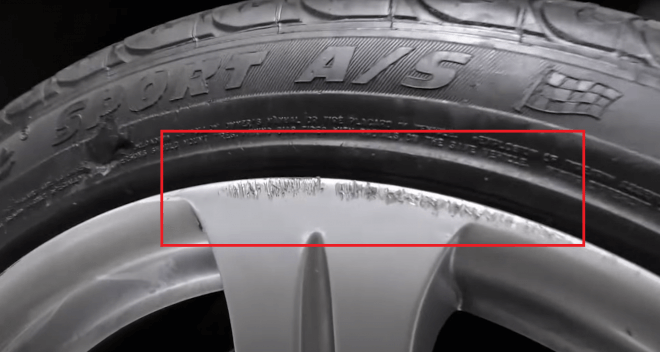 Царапины и повреждение диска из-за низкого профиля колес